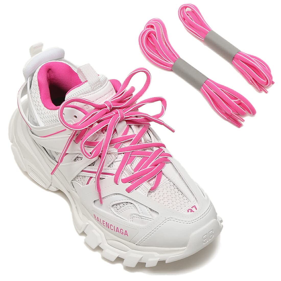 【超美品】BALENCIAGA ピンク 厚底スニーカー 36 超美品】BALENCIAGA ピンク 厚底スニーカー 36 レディース